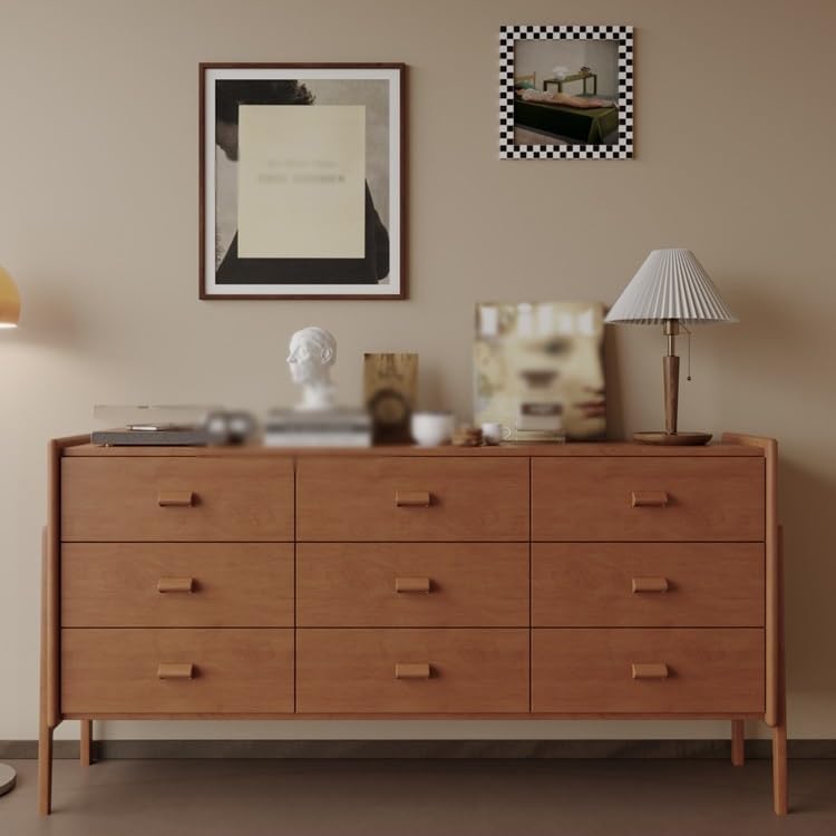 Entryway Cabinet Drawer Storage Cabinet Living Room Home Side Cabinet Retro D...