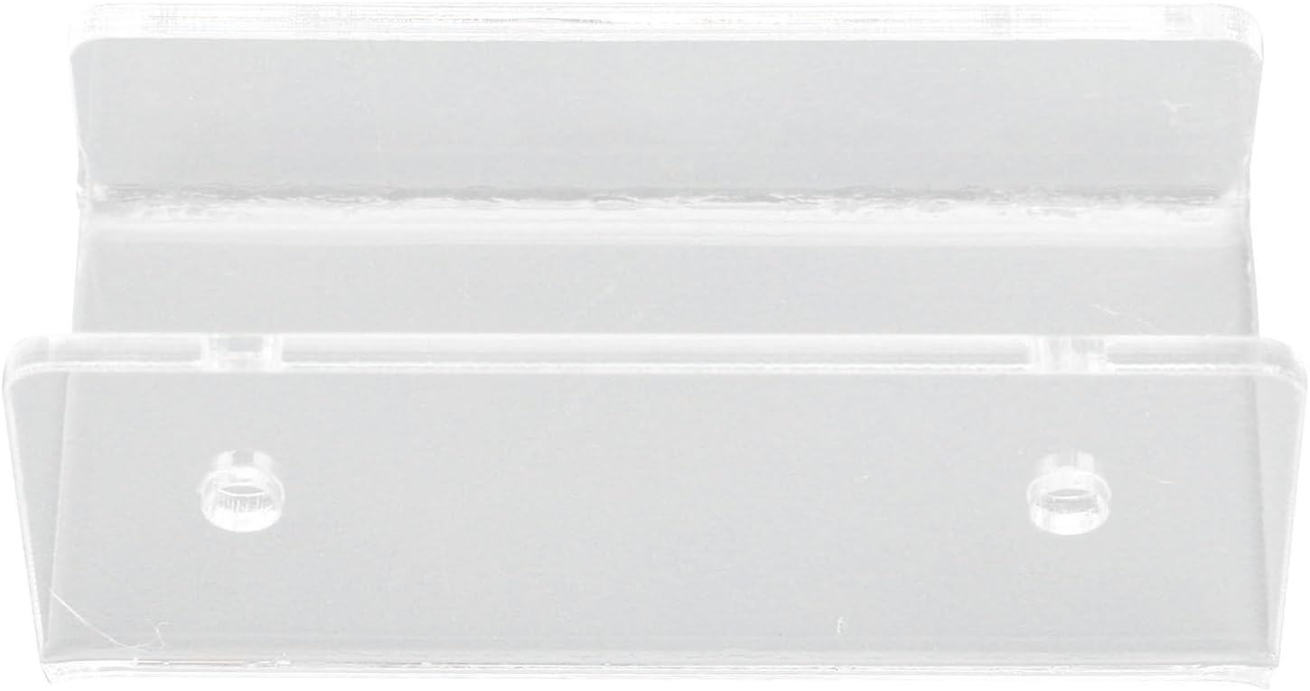 6Pcs Clear Acrylic Record Shelf, Wall Mount Vinyls CD Storage Rack Floating Shelves with Mounting Accessories, for Home Office Living Room Bedroom