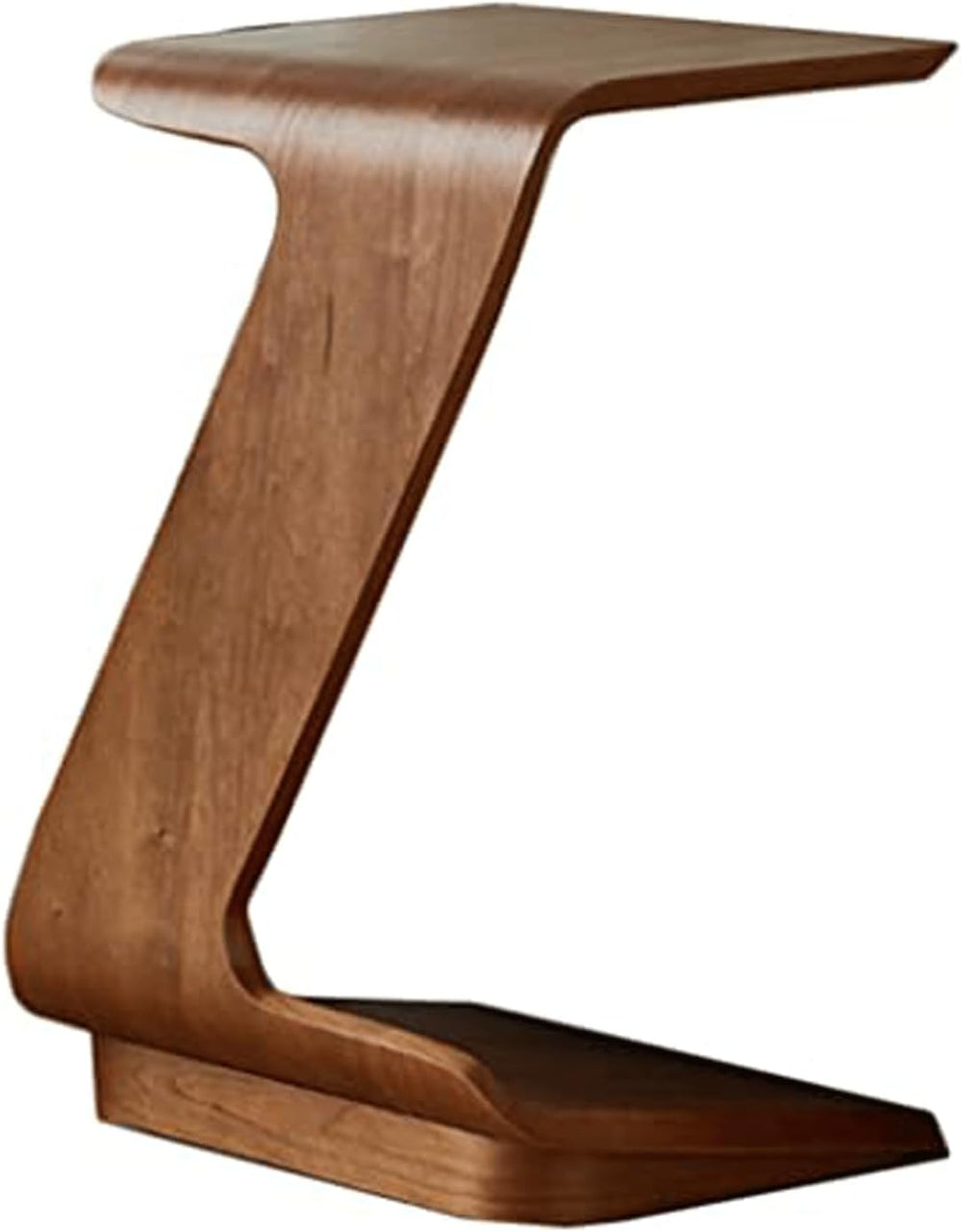 Wood Side Table Modern C Table Sofa Small End Table Mobile Coffee Table Snack...