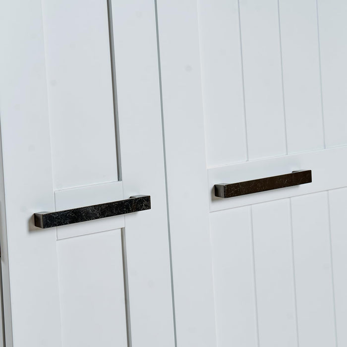 47" Tall Kitchen Pantry Cabinet,Freestanding Kitchen Pantry Storage Cabinet with Doors and Adjustable Shelves for Dining Room and Craft Room