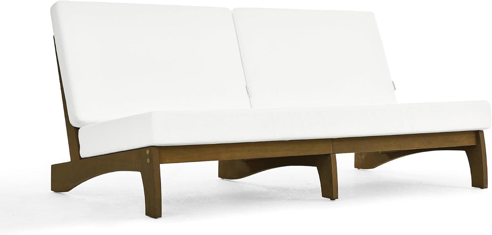 Outdoor Furniture Patio Couch, Weather Resistant 3-Seater Patio Sofa with Rem...