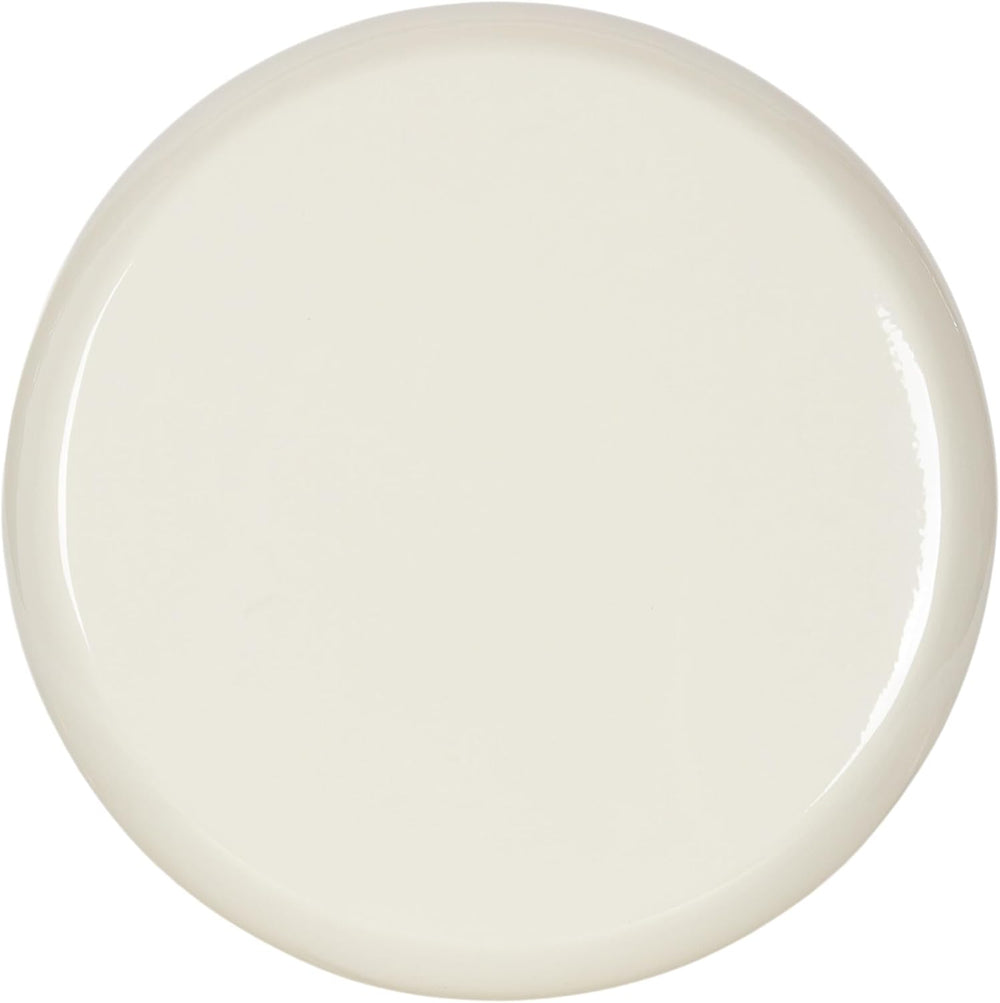 Kate and Laurel Jace Modern Metal Round Side Table, 12 x 12 x 18, Beige, Tran...