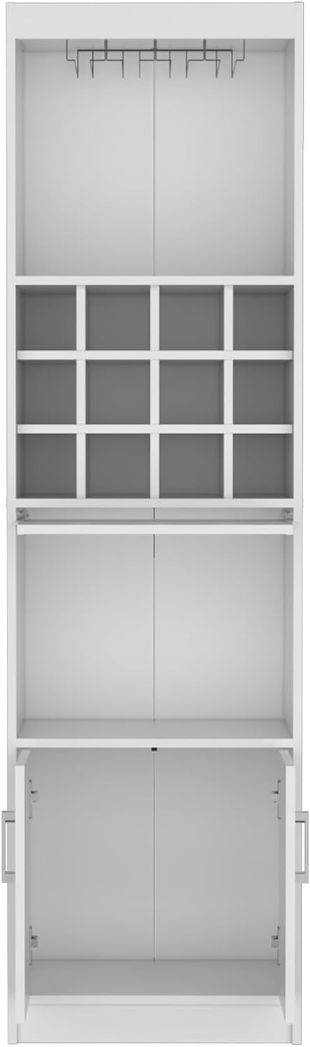 Modern Cabinet 5-Tier, Wine Cabinet with 5 Shelves, for Kitchen Living Room H...