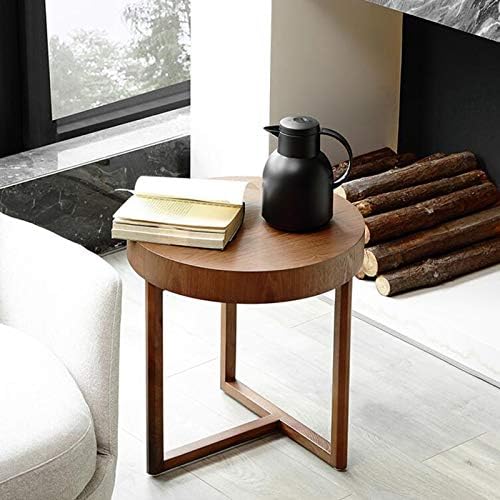 Telephone Table, Round Small Side Table,Sofa Corner end Table,Telephone Solid...