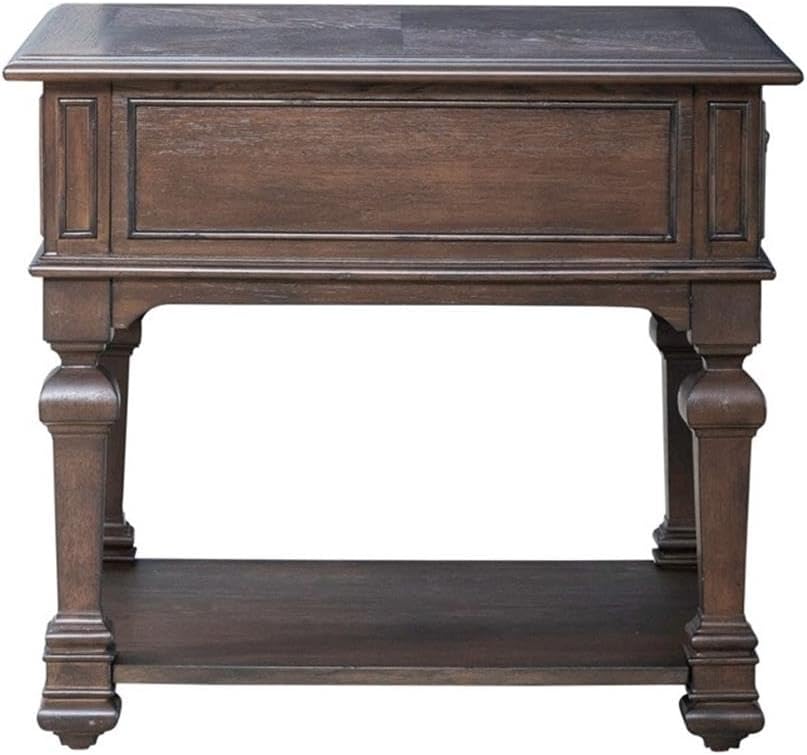 Pemberly Row 3-Piece Cocktail Table Set, Rubberwood and Hickory Veneers, Chat...