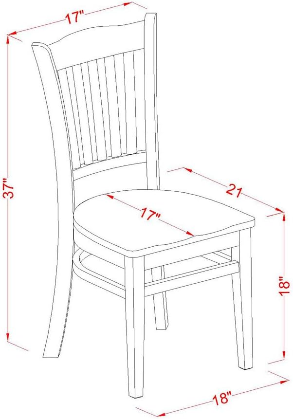 East West Furniture HBGR5-LWH-W 5 Piece Kitchen Table & Chairs Set Includes a Round Dining Room Table with Pedestal and 4 Dining Chairs, 42x42 Inch, Linen White
