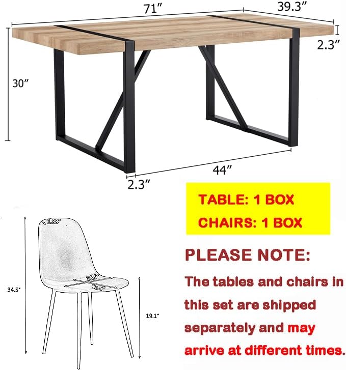 Dining Table Set for 8,9 Piece Dining Table Set
