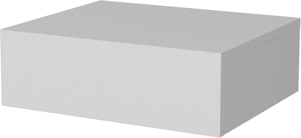 Floating Nightstand Milano, Compact Wall Mounted Bedside Table with Drawer for Small Spaces