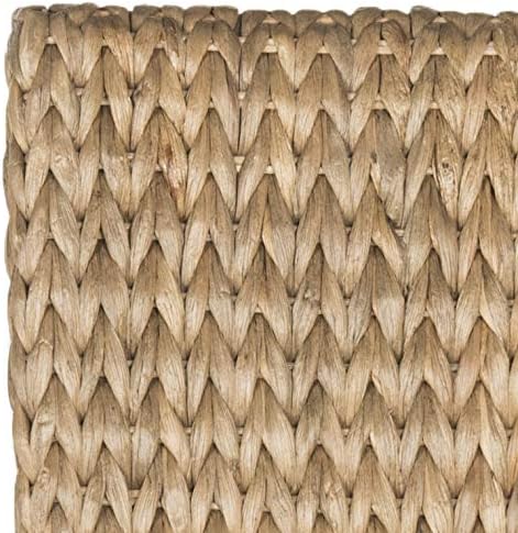 SAFAVIEH Luz Wood Dining Chair Set of 2, 18.5" Seat Rustic Natural SEA8016A