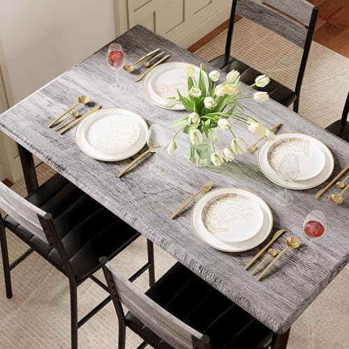 IRONCK Dining Table Set for 4, Grey