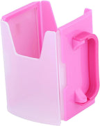 Spill Proof Milk Holder, Adjustable Milk Carton Holder with Handle for Kid Child (Green (Red)