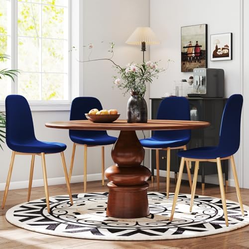 Artist hand Mid‑Century Modern Dining Chairs, Set of 4
