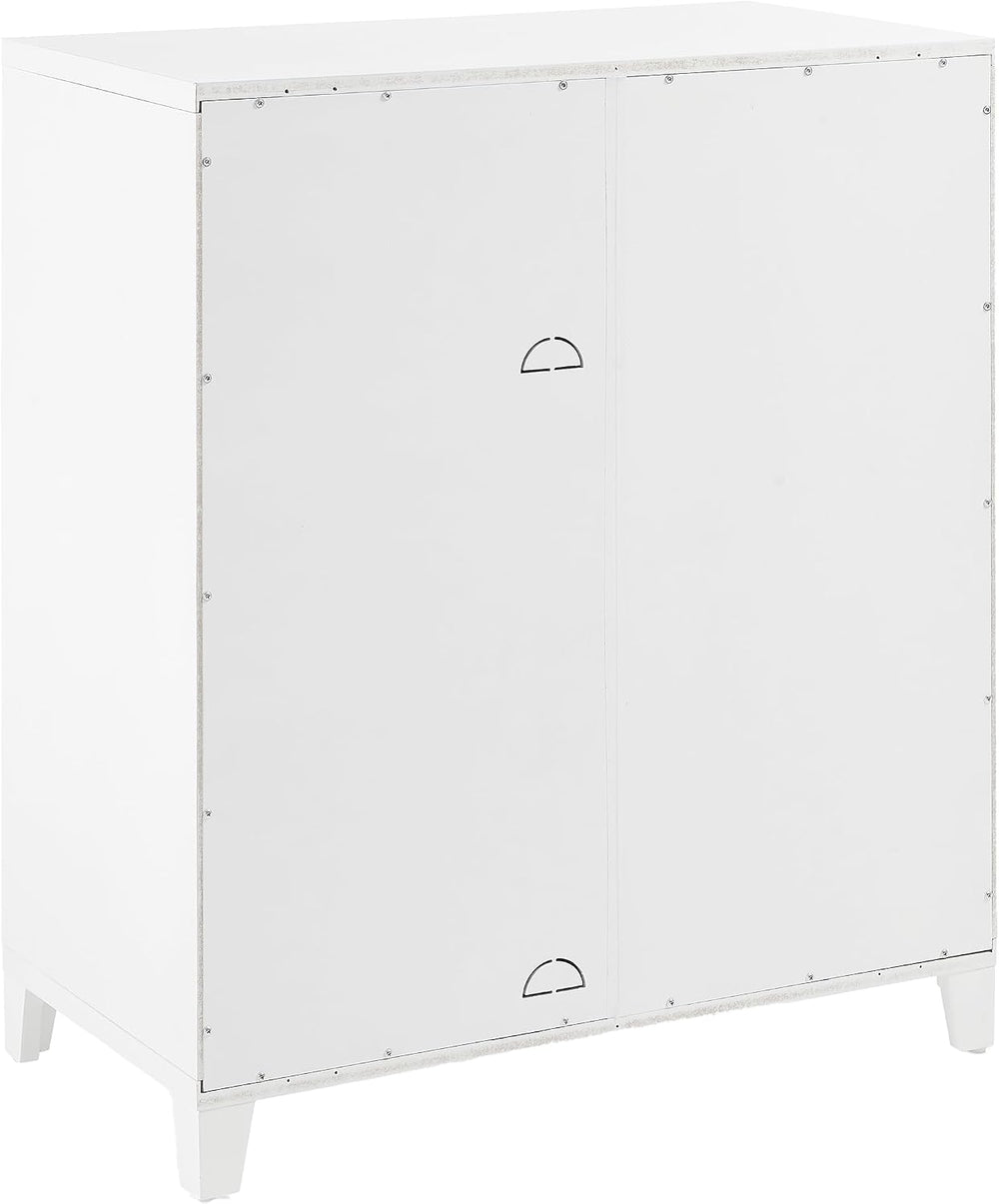 Crosley Furniture Roarke Stackable Kitchen Pantry Storage Cabinet with Doors ...