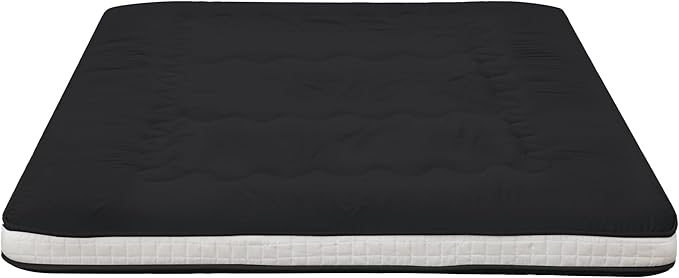 Dr.Futon Japanese Floor Futon Mattress Extra Thick Folding Roll Up Bed Topper...