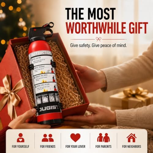 Small Fire Extinguisher for Home & Car – (4-Pack, 1.32lb Each) Portable A...