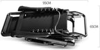 Lounge Reclining Chairs with A Detachable Head Pillow for Extra Comfort for Gardens Patios and Balconies(Black)