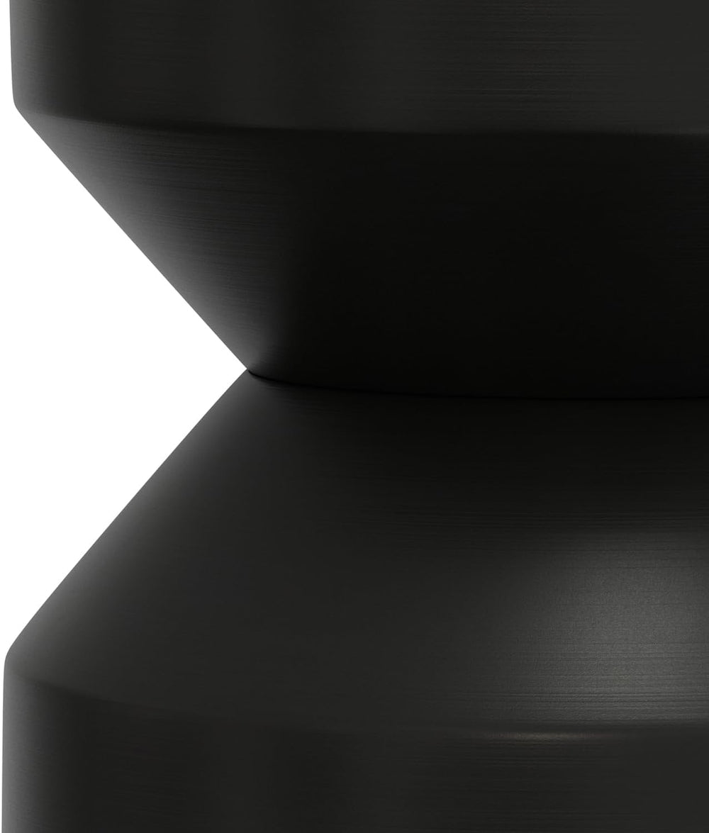 SIMPLIHOME Maxine Side Table - 18 inch Wide Genuine Marble Top Round Accent T...
