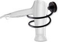 Hair Dryer Holder Hair Care Tools Holder Wall Mount Chrome Finished Stainless Steel Balck