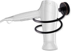 Hair Dryer Holder Hair Care Tools Holder Wall Mount Chrome Finished Stainless Steel Balck
