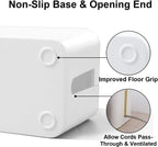 Cable Management Box DUNCHATY 3 Pack Cable Box Organizer with Large Medium Small Cord Hider Box Safe ABS Material for Cover and Hide TV Wires,Computer,Router,USB Hub and Under Desk Power Strip&Cords