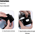 Folding Shoe Racks,Shoe Organizer for Bathroom or Bedroom,Space-Saving Shoe Holder,Black