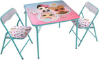 LOL Surprise Kids Table and Chair Set,3 Piece Square Activity Table with 2 Chairs for Toddlers & Children, Ages 3+