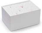 White Jewelry Display Organizer Tray Stackable Premium PU Leather 24 Grid Trinket Earring Ring Organizer Tray