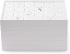 Premium White PU Leather Jewelry Organizer Tray - 12 Grids Display Tray for Earrings, Rings, Bracelets, Necklaces - Dresser & Countertop Storage (35x24cm) - Elegant Jewelry Display for Retail
