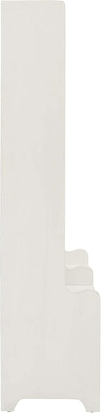Crosley Furniture Fremont 2-Piece Hall Tree Entryway Set with Storage Cabinets and Coat Rack Hooks, Distressed White