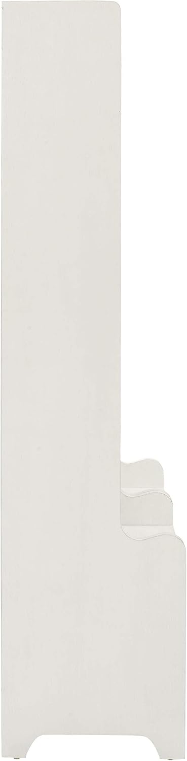 Crosley Furniture Fremont 2-Piece Hall Tree Entryway Set with Storage Cabinets and Coat Rack Hooks, Distressed White