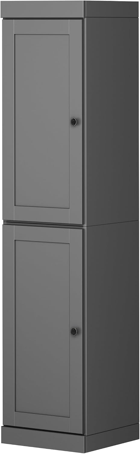 Palace Imports Solid Wood Pantry Cabinet - Tall Narrow Storage Cabinet with S...