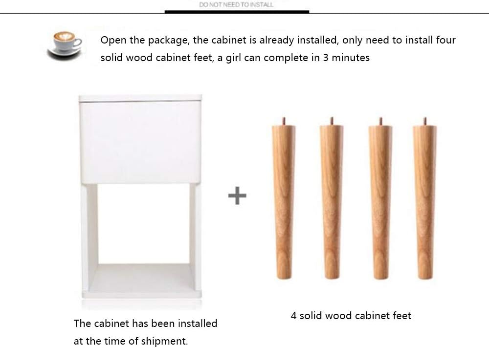 Telephone Table, Drawer Bedside Table/Sofa Side Table,Small Size Lockers,Tele...