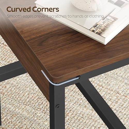 YATINEY Dining Chairs Set of 4, Kitchen Chairs with Metal Frame, Slanted Back...