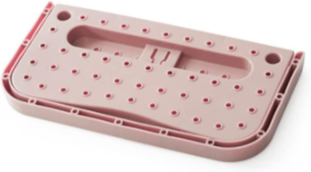 Shoe Rack, Hanging Shoe Organizer Wall Mounted Shoe Storage Adhesive Foldable Reusable Plastic Shoes Holder Storage Organizer Door Shoe Hangers for Bathroom (One Size)