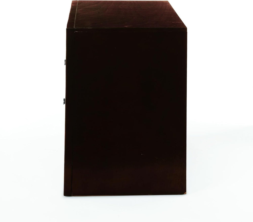 Espresso Finish Nightstand, Modern Traditional Style 1pc Nightstand of 2 Draw...