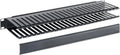 ICC 1U Finger Duct Cable Manager Panel with Cover, Plastic with Metal Back Frame, 5" Depth, Horizontal Cable Management, Rackmount for 19” Network Racks, Black, Single Pack