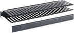 ICC 1U Finger Duct Cable Manager Panel with Cover, Plastic with Metal Back Frame, 5" Depth, Horizontal Cable Management, Rackmount for 19” Network Racks, Black, Single Pack