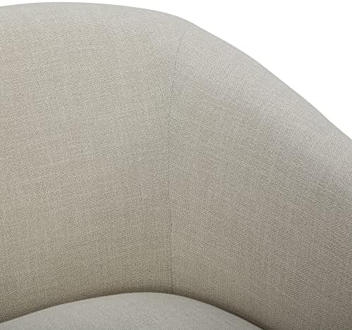 CHITA Swivel Accent Chair Set of 2, FSC Wood Frame, Fully Assembled, Linen