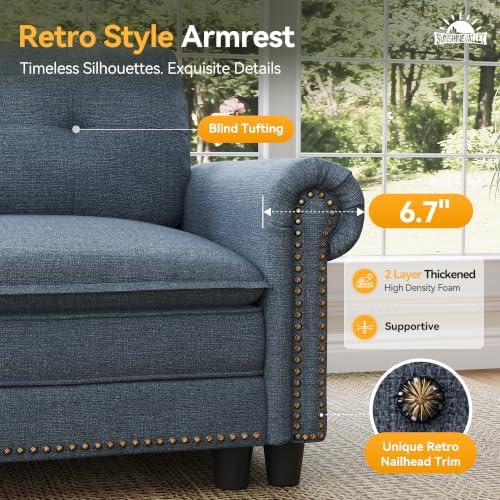 SUNSHINE VALLEY Modular Sectional Sofa and Loveseat Set Living Room 3-Piece |...