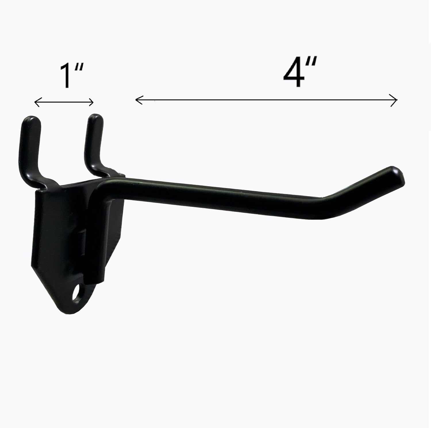 30 Packs 4" Long Metal Pegboard Hooks, Standard Hooks is Fit to Any Pegboard Panels