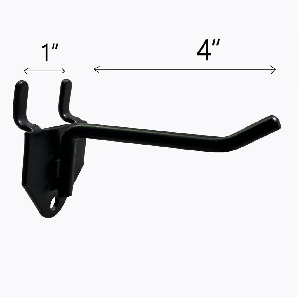 Eastern Tree 30 Packs 4" Metal Pegboard Hooks, Standard Hooks is Fit to Standing Pegboard Display and Pegboard Panels