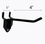 Eastern Tree 30 Packs 4" Metal Pegboard Hooks, Standard Hooks is Fit to Standing Pegboard Display and Pegboard Panels
