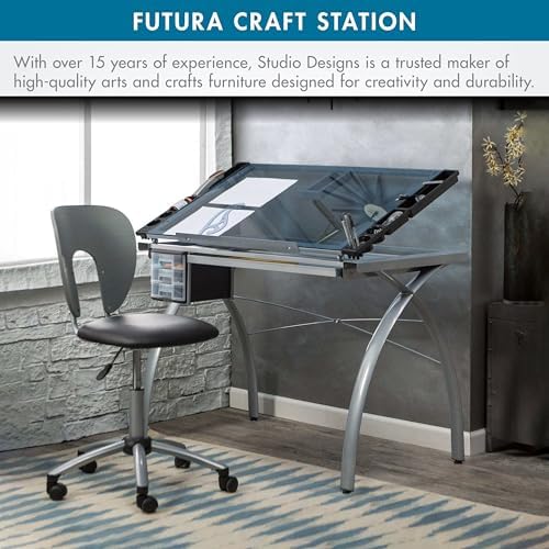 SD Studio Designs 10050 Futura Craft & Drawing Table with Adjustable Temp...