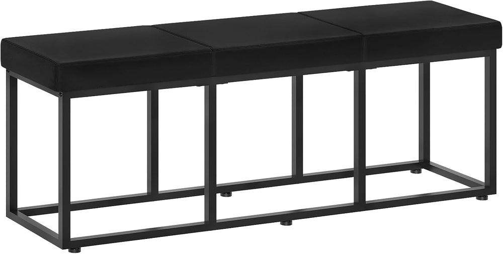 HOOBRO Dining Bench, Dining Room Bench with PU Leather Upholstered Seat, for ...