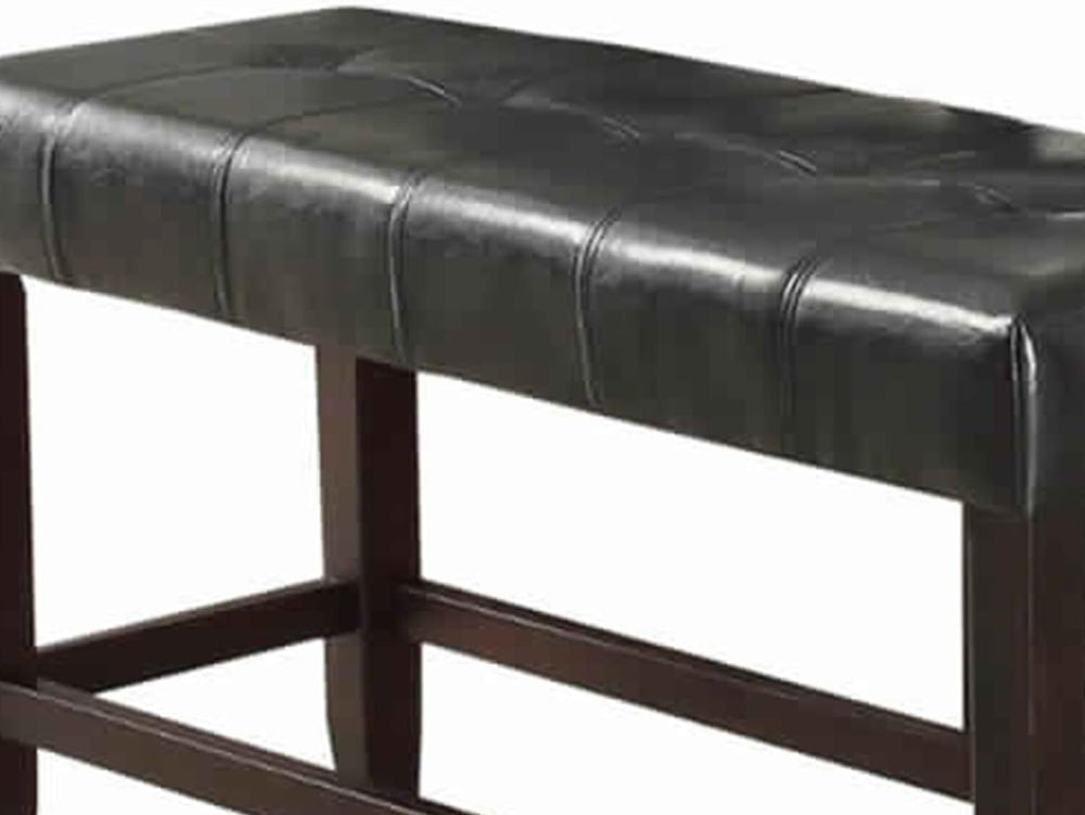 Poundex Wood Based High Bench, Black