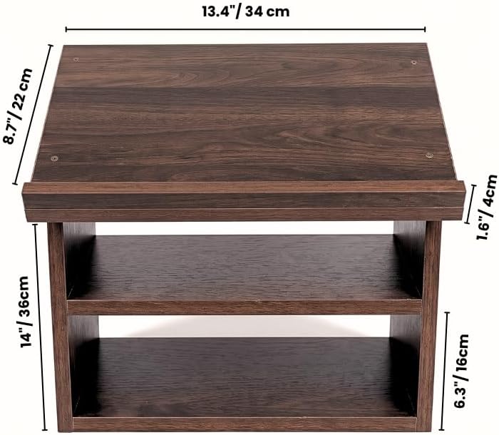 Wooden Buddhist Sutra Reading Stand – Altar Desk with Storage Compartment – H...