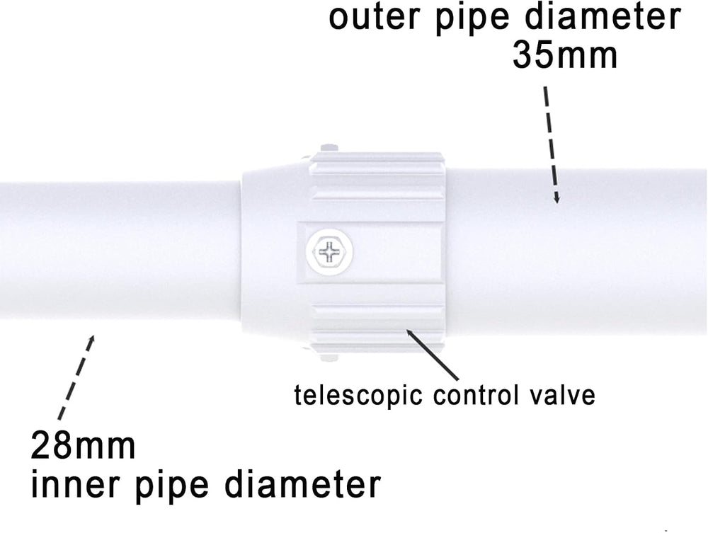 WiTi Extendable Mounting Pole for Security Surveillance Cameras,15.7-23.6 inc...