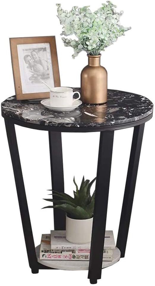 Telephone Table, Side Table Nordic Modern Living Room Marble Coffee Table Iro...
