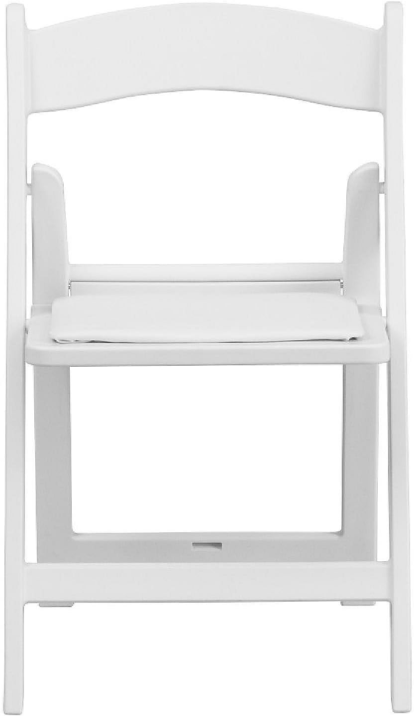 2 Pack Kids White Resin Folding Event Party Chair