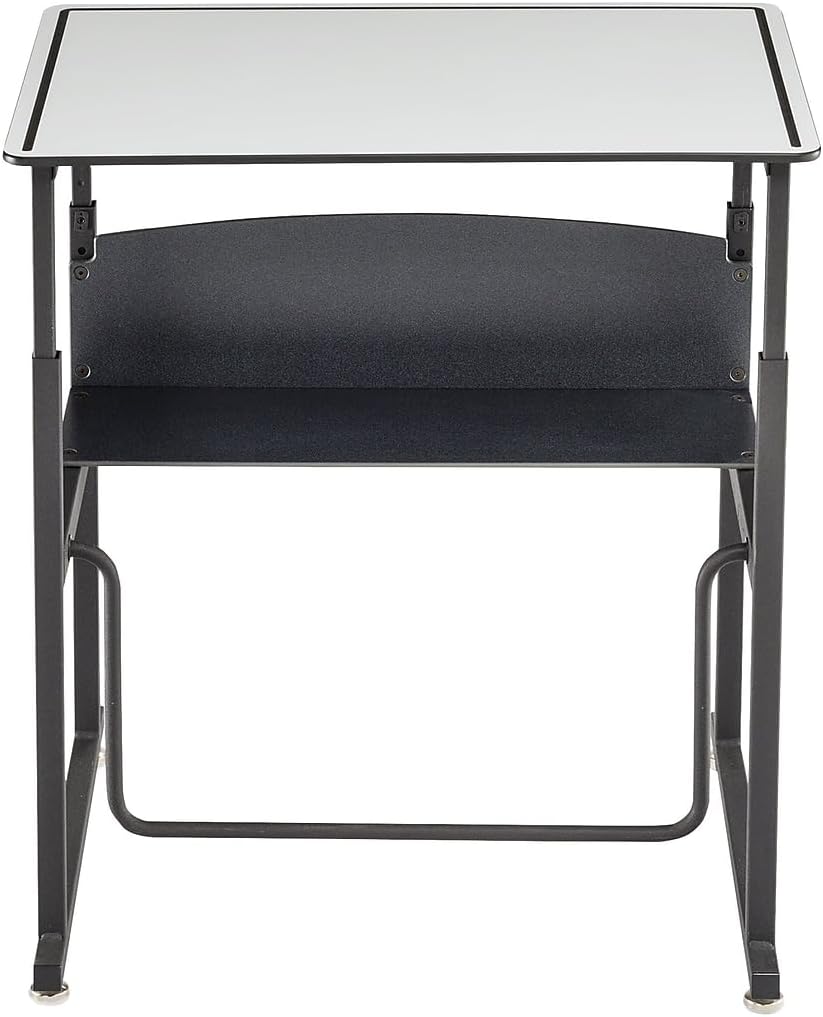 Safco Alphabetter Desk, 28" x 20", Gray Classroom and Home School Desk